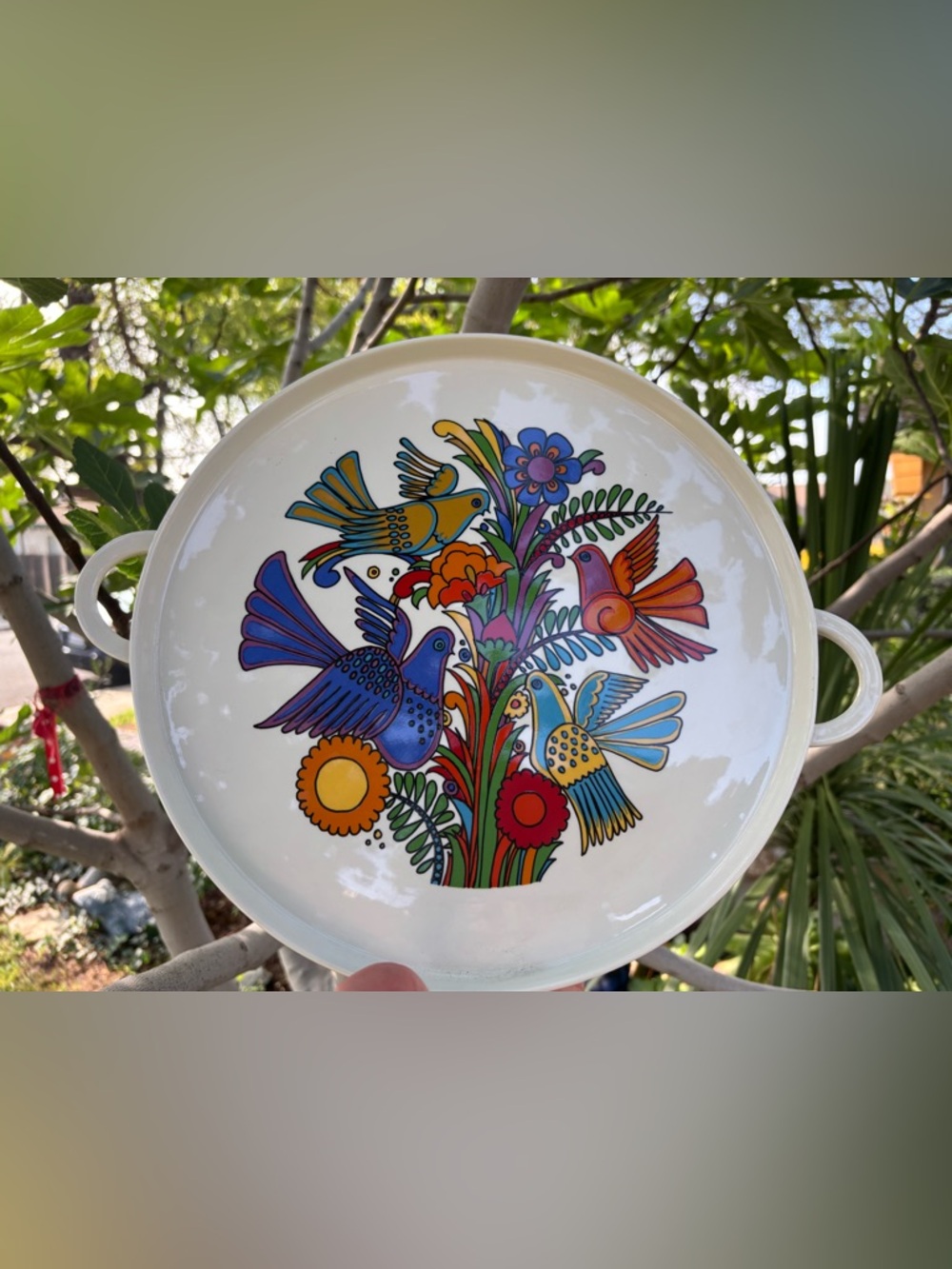 Villeroy & Boch Acapulco Vintage Round Tray 12" Serving Platter Boho